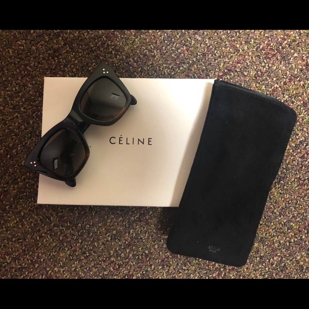 Authentic Celine Havana Blue Sunglasses
